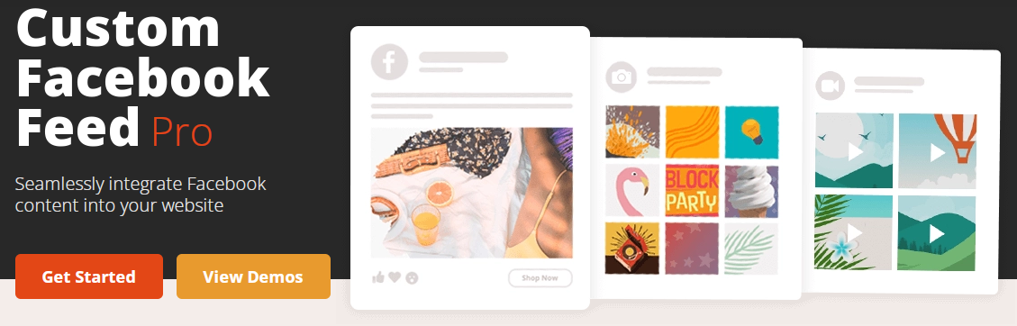 [smashballoon] Custom Facebook Feed Pro v4.2.1 - лента новостей Facebook для WordPress (2022)