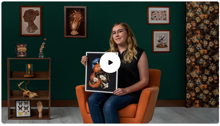 Domestika - Иллюстрация природы в цифровом рисовании (2023)